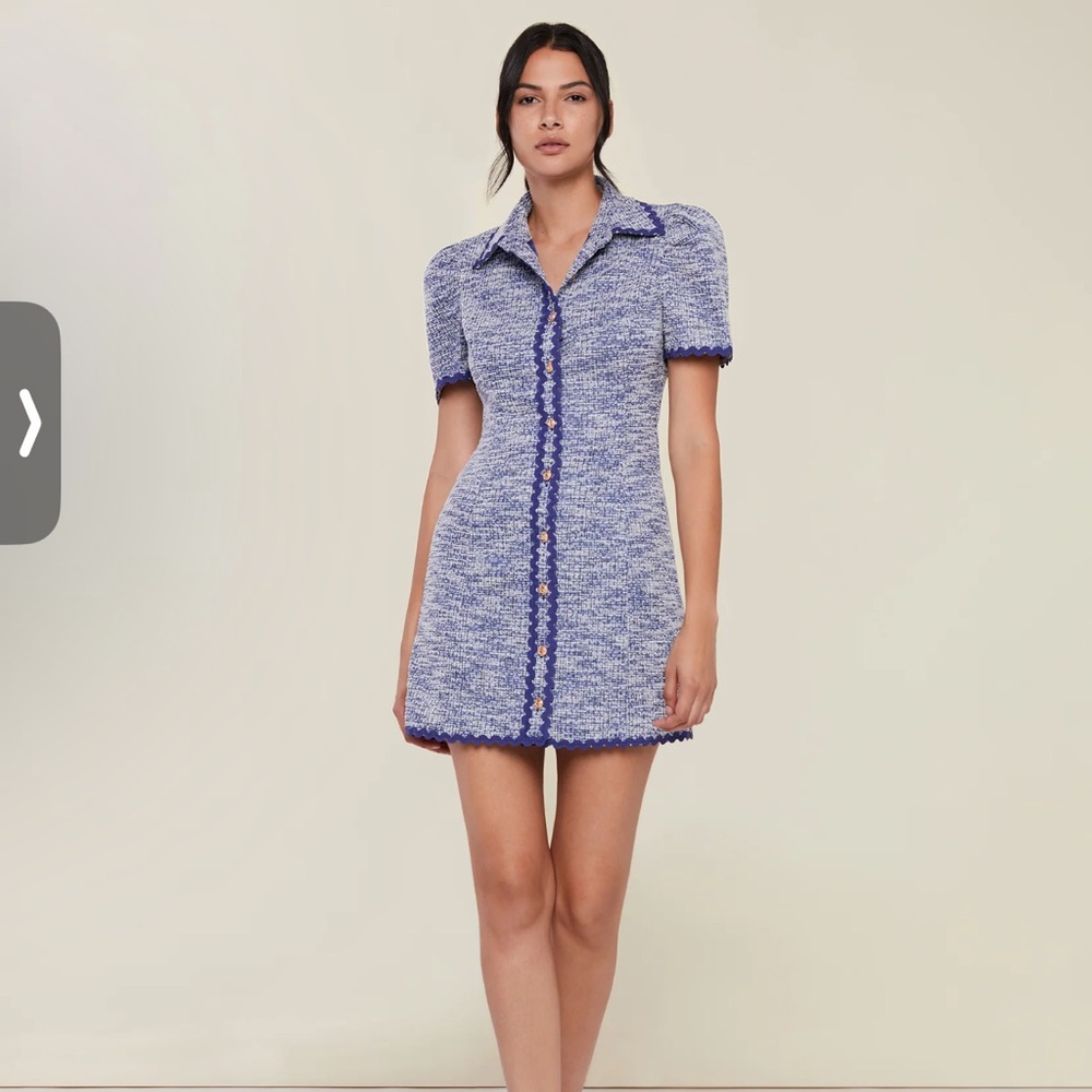 RACHEL PARCELL Scallop Shirt Dress